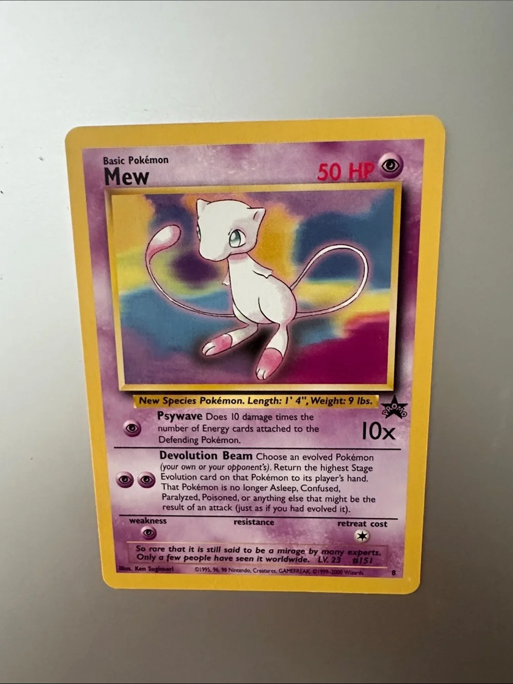 Mew #8 Black Star Promo